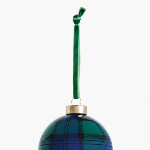 TALBOTS Joyful Blue Ornament Set of 2 - Picture 5 of 10